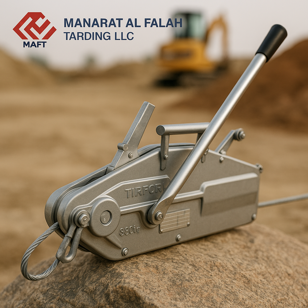 MAFT: Snatch block and tirfor winch supplier in UAE | Manarat Al Falah Trading LLC